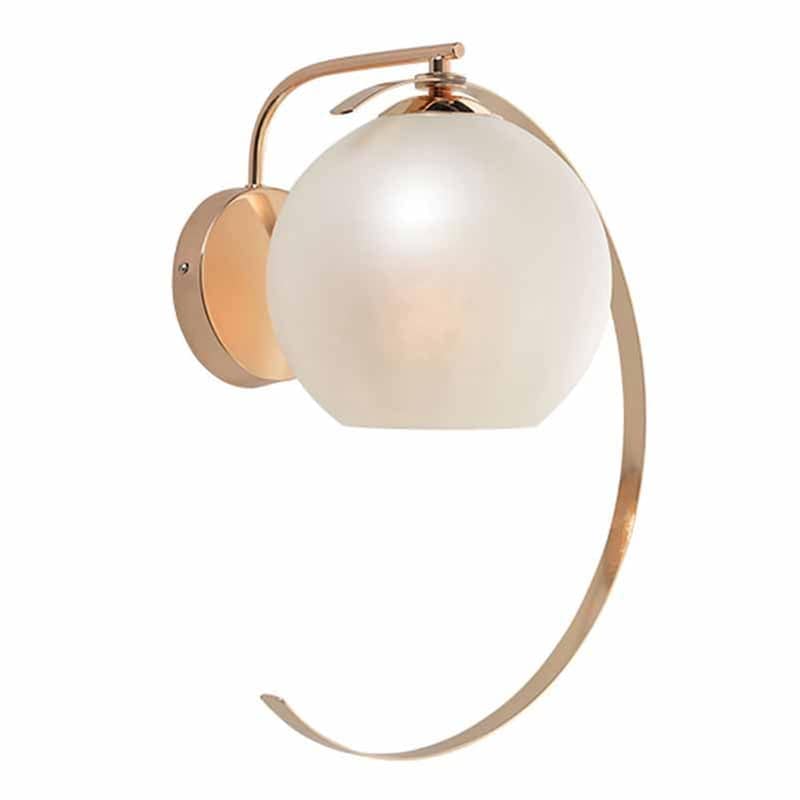 ACA DECOR Απλίκα Τοίχου Aca Iparelle Dcr17501w Μεταλλική 38x29x40 cm - Χρυσή/Λευκή