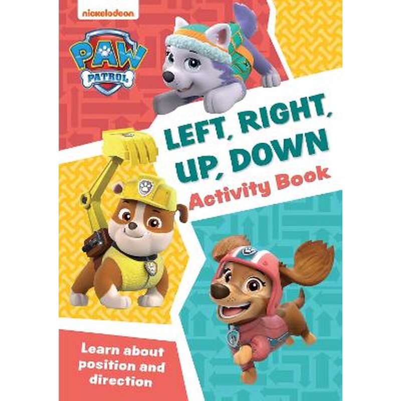 PAW Patrol Left, Right, Up, Down Activity Book