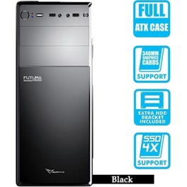 Κουτί Desktop Alcatroz With PSU 450W Futura Black N1000