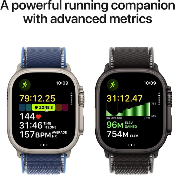 Apple Watch Ultra 3 GPS + Cellular 49mm Natural Titanium Case with Natural Titanium Milanese Loop - M image 3