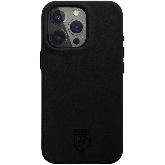 Θήκη Apple iPhone 16 Pro - Rosso Elite Back Cover Δερμάτινη με MagSafe - Black image 0