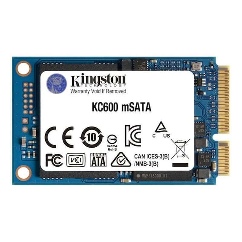 Εσωτερικός SSD Kingston KC600 SATA III mSATA 512GB