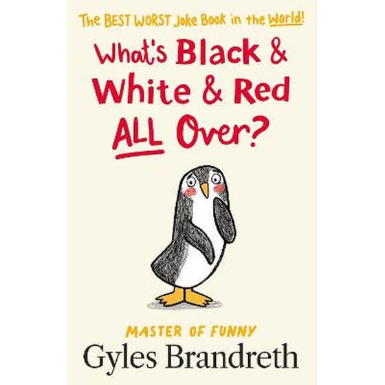 What's Black and White and Red All Over? image 0