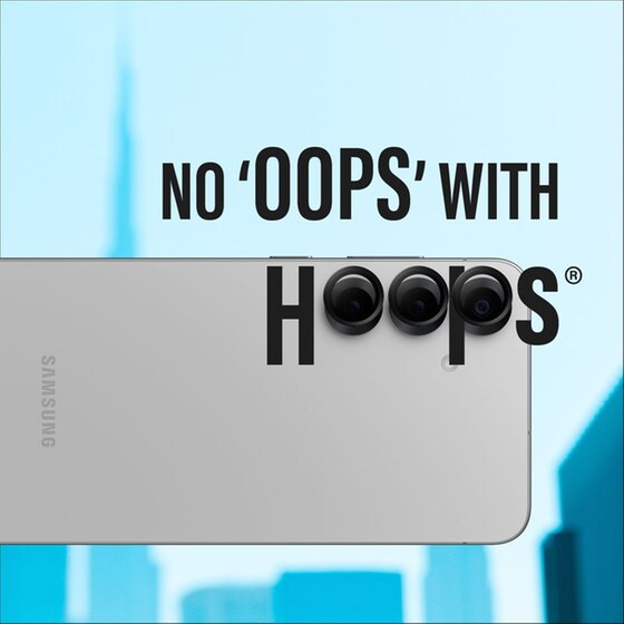 Προστατευτικό καμερών Samsung Galaxy S25+ - PanzerGlass Hoops Lens Protector Black image 4