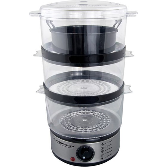 ESPERANZA EKG009 400 W 7.5 L Inox Ατμομάγειρας image 1