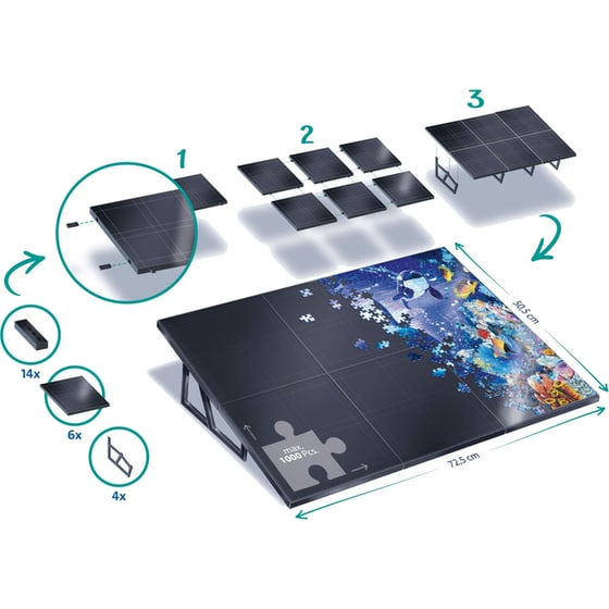 Ravensburger Βάση Στήριξης Παζλ 1000 Τεμαχίων 72x51 cm image 1