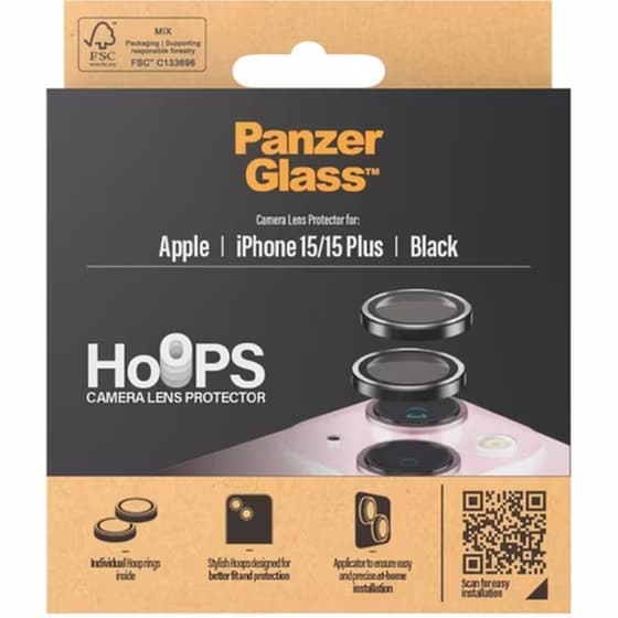 Προστατευτικό κάμερων Apple iPhone 15/15 Plus - PanzerGlass Hoops Camera Lens Protector image 2