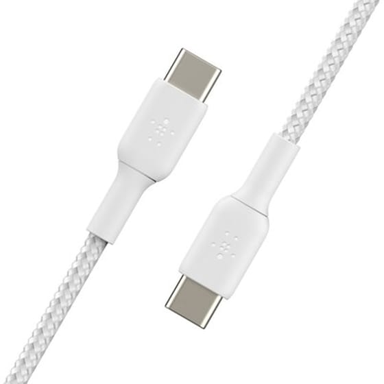 Καλώδιο δεδομένων Belkin Coated Usb-C to Usb-C 1m - White image 1