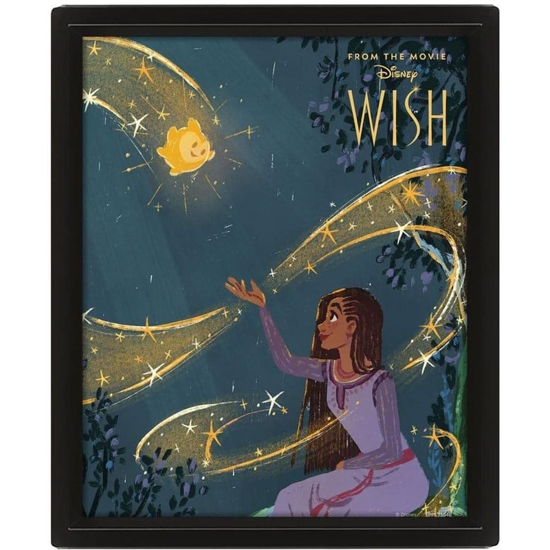 PYRAMID INTERNATIONAL Αφίσα Disney Wish - Wish Come True 3d Κάθετη 26x20 cm