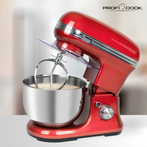 Κουζινομηχανή PROFICOOK PC-KM 1197 1200 W 5 L Κόκκινο image 1