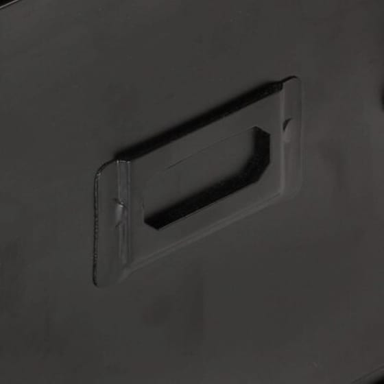 Έπιπλο Τηλεόρασης VidaXL  Ξύλο Μάνγκο 90x30x41 cm - Μαύρο image 3