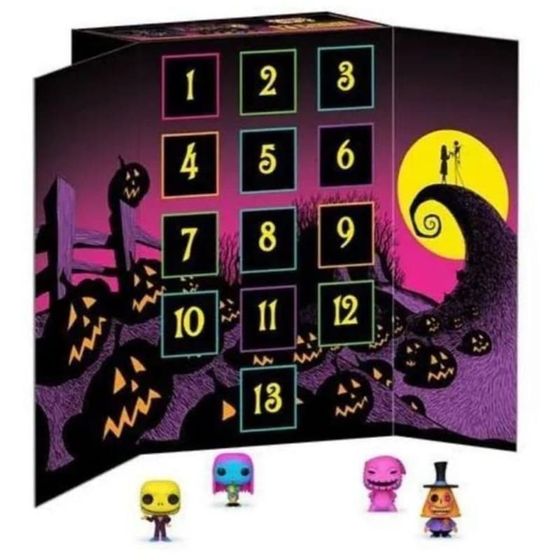 FUNKO Funko Pocket Pop! - Advent Calendar: Disney The Nightmare Before Christmas Blacklight
