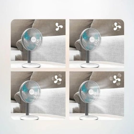 CECOTEC CEC-08198 16 cm Επαναφορτιζόμενος Ανεμιστήρας Επιτραπέζιος image 6