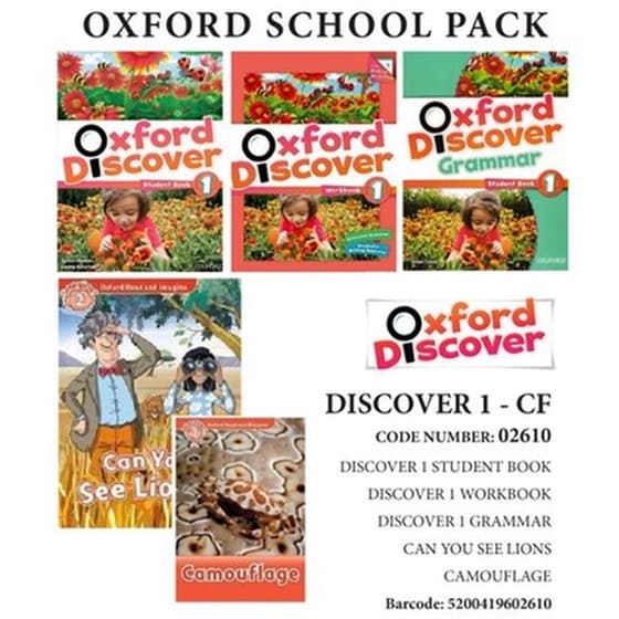Oxford Discover 1 Pack CF -02610 image 0