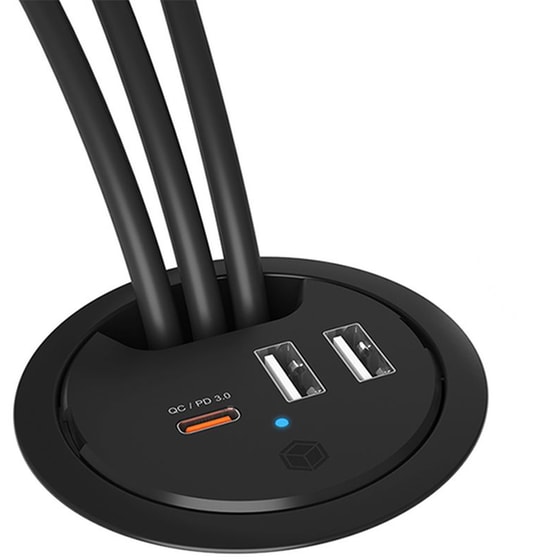 Icy Box IB-HUB1407 USB Hub 3-Port USB 3.2 Gen 1 συμβατό με USB-A και USB-C image 2