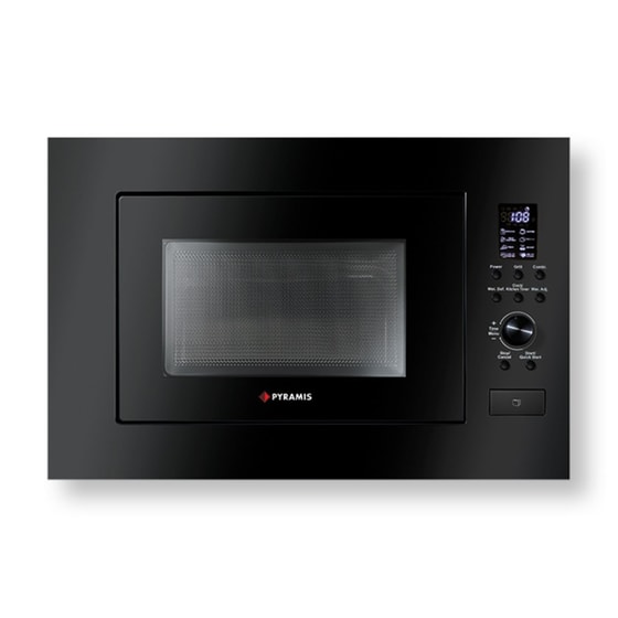 PYRAMIS 30 34011401 BL με Grill 23 Lt Μαύρο Εντοιχιζόμενος Φούρνος Μικροκυμάτων image 0