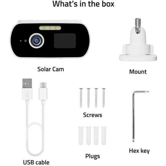 Ασύρματη IP Camera HOMBLI HBZC-0109 2K Bullet με Ηλιακό Πάνελ image 3