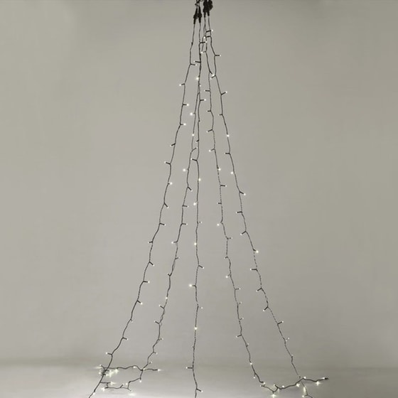 Χριστουγεννιάτικα Λαμπάκια Χταπόδι Aca Decor 175 LED  - Λευκό Ψυχρό image 0