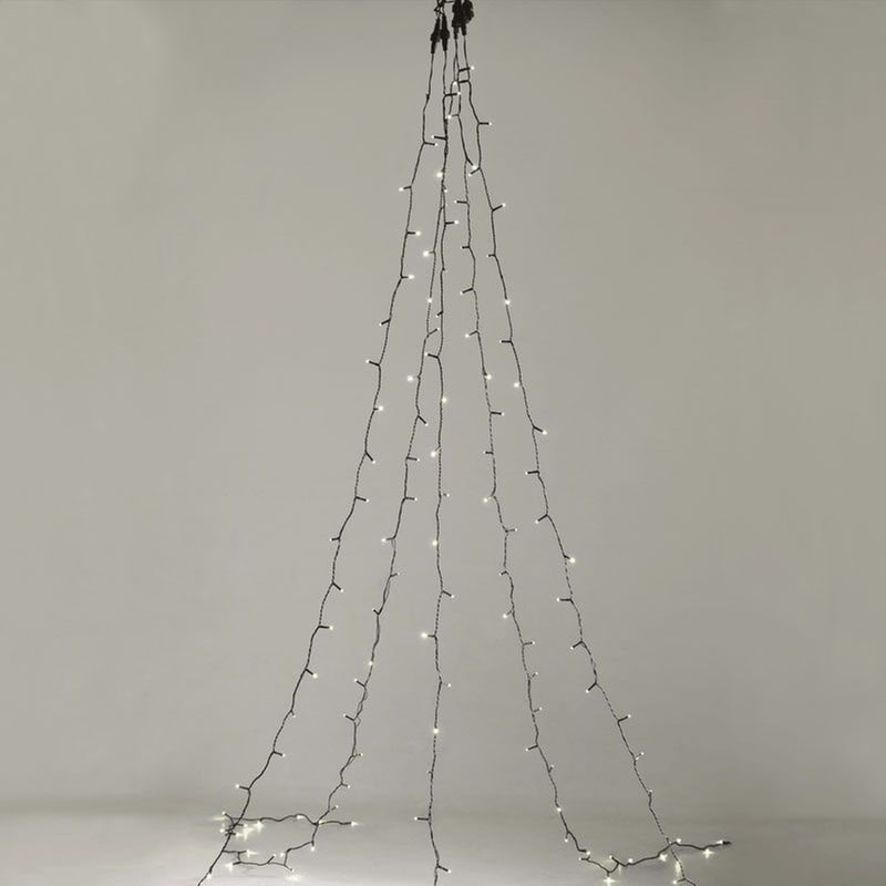 Χριστουγεννιάτικα Λαμπάκια Χταπόδι Aca Decor 175 LED - Λευκό Ψυχρό