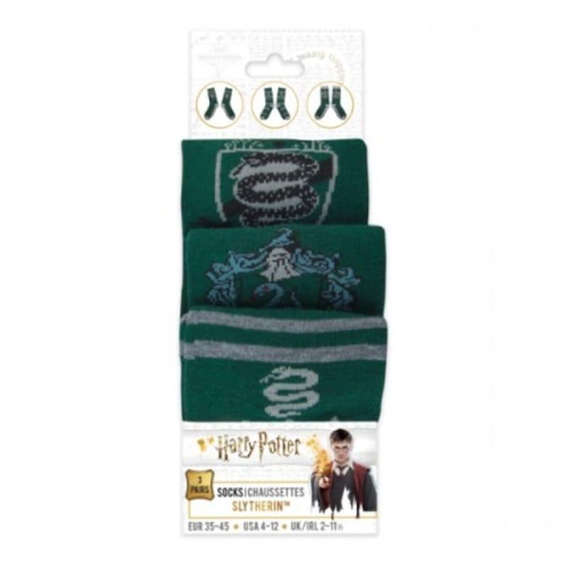 Κάλτσες Set Των 3 Slytherin - Harry Potter