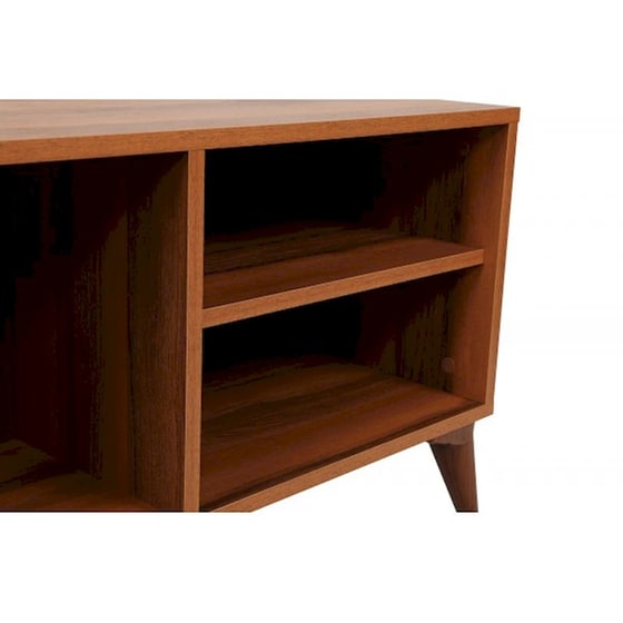 Έπιπλο Τηλεόρασης Vent από Μελαμίνη 100x35x54cm - Καρυδί image 5