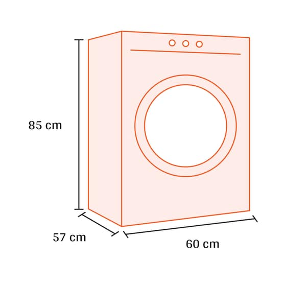 ESKIMO ES WM9F14N 9 kg 1.400 Στροφές Λευκό Πλυντήριο Ρούχων image 1