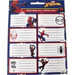 Αυτοκόλλητες Ετικέτες Max Gim Spiderman (2 Φύλλα - 16 Τεμάχια)