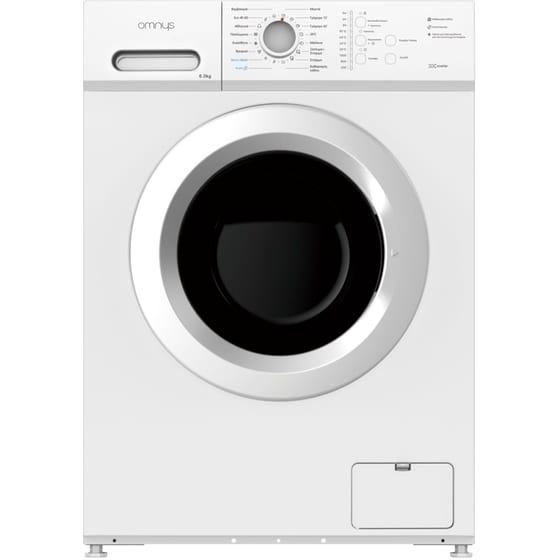 OMNYS WNM-6WH25BASSL 6kg 1.000 Στροφές Λευκό Πλυντήριο Ρούχων image 0
