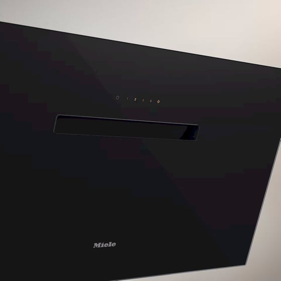 MIELE DAH 1950 Active Μαύρο obsidian 89.8 cm Μαύρο Απορροφητήρας Καμινάδα - Τζάκι image 2