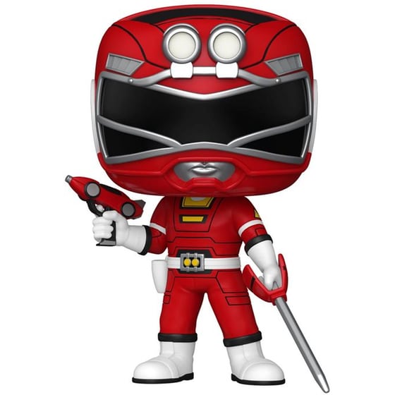 Funko Pop! Television: Power Rangers Turbo - Red Turbo Ranger #1713 Vinyl Figure image 0