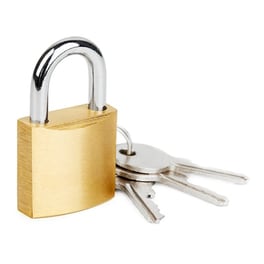 Ctech Λουκέτο Ασφαλείας Με Κλειδί Ctl-0010, 30mm, Μεταλλικό