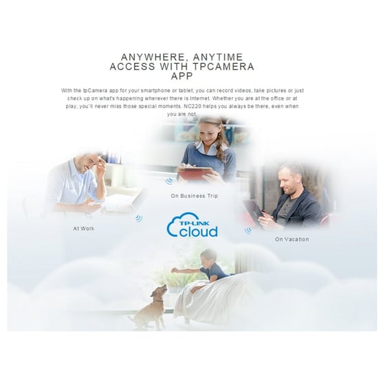 Ασύρματη IP Camera TP-Link Cloud Camera NC220 Λευκό image 4