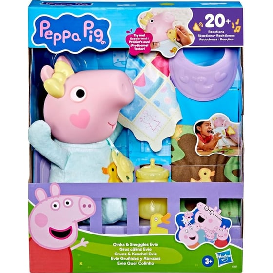 Hasbro Διαδραστική Κούκλα Μωρού Peppa Pig "Oinks & Snuggles" Evie (G1637) image 0