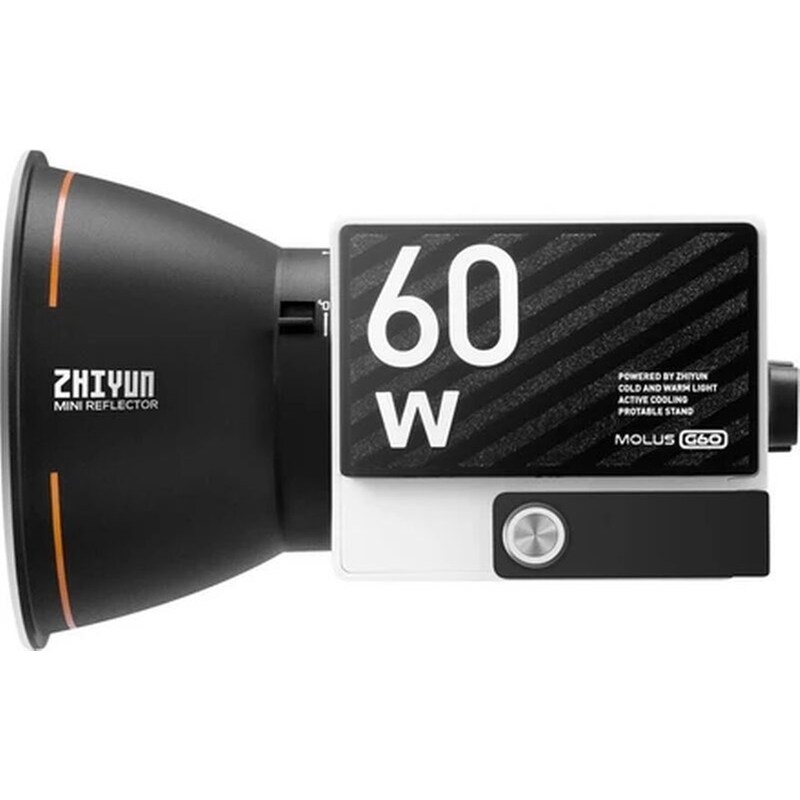 ZHIYUN Zhiyun Molus G60 Bi-color Pocket Cob Monolight Led Light 2700-6500k 60w