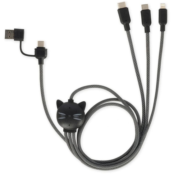 Καλώδιο Φόρτισης Legami VCCA0005 USB 120 cm - Μαύρο image 0