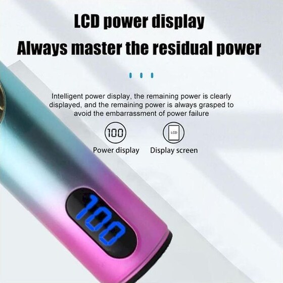 ANDOWL Q-LF632 Κουρευτική Μηχανή  Επαναφορτιζόμενη Πολύχρωμο image 5