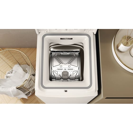 WHIRLPOOL TDLR 55140S EU 5.5 1.100 Στροφές Λευκό Πλυντήριο Ρούχων image 5
