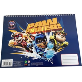 Μπλοκ Ζωγραφικής Gim 23x33 με Αυτοκόλλητα Paw Patrol 40 Φύλλων