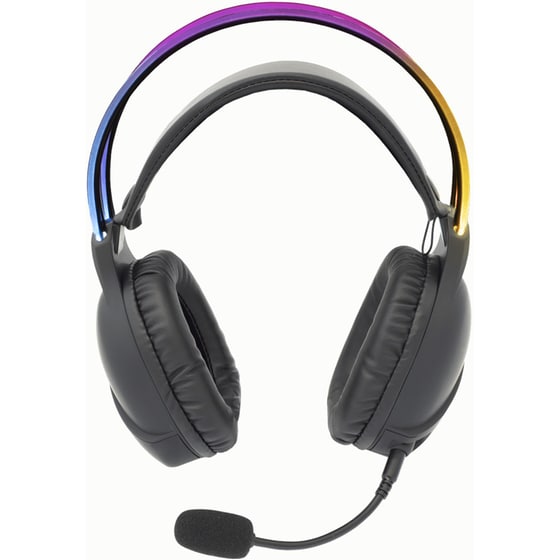 White Shark Ox Gaming Ενσύρματα Ακουστικά 3.5mm/USB με RGB Φωτισμό Μαύρα image 2
