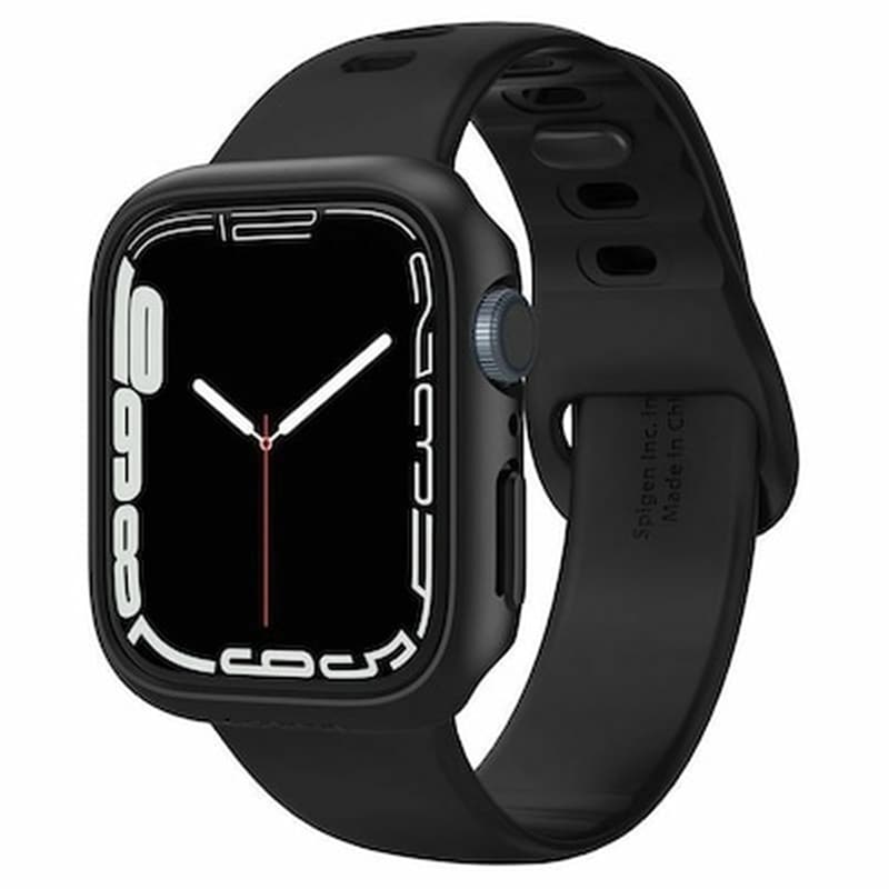 SPIGEN Θήκη Spigen Thin Fit για Apple Watch 45mm - Μαύρο