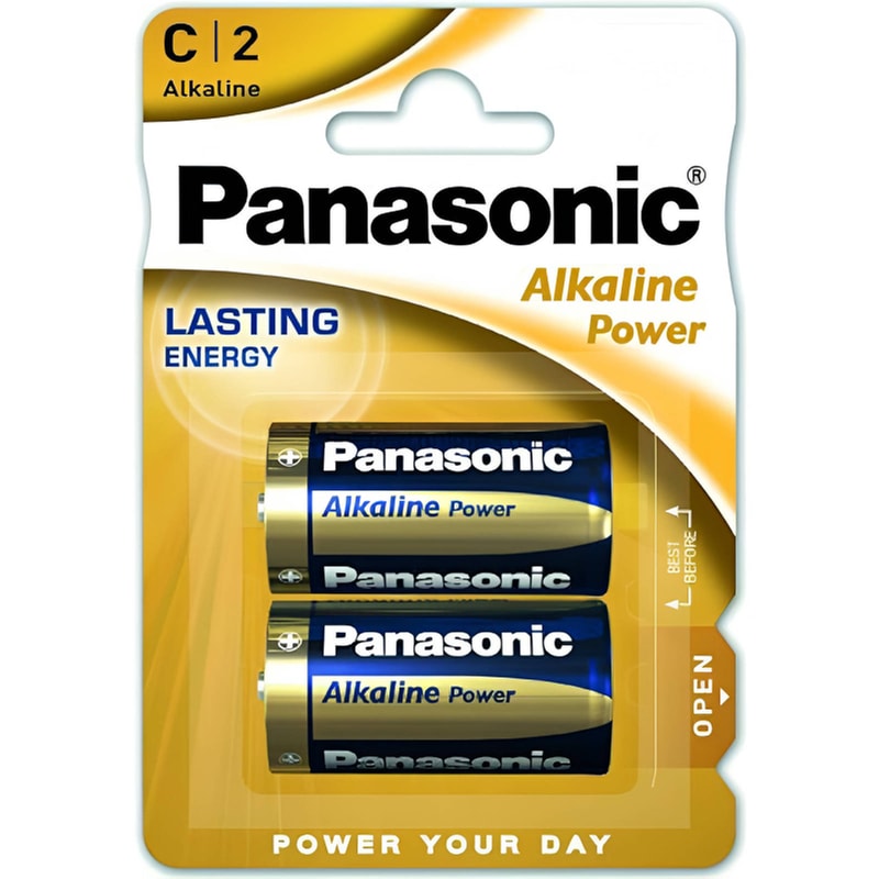 PANASONIC Panasonic Αλκαλική Μπαταρία Power Bronze LR14APB C 1.5V 1τμχ