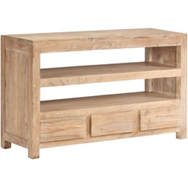 Έπιπλο Τηλεόρασης VidaXL από Ξύλο 90x30x55cm - Καφέ/Μπεζ