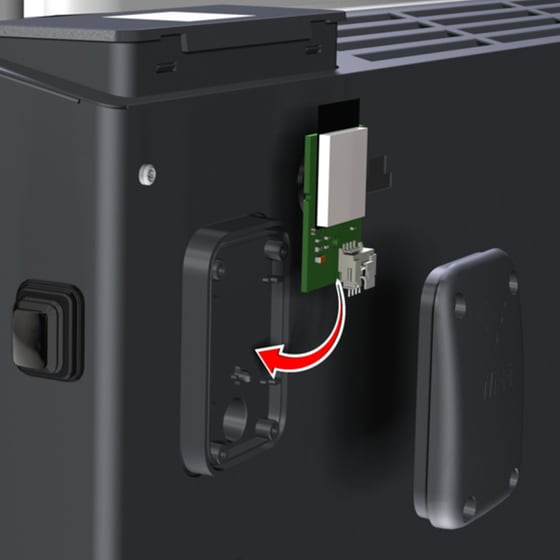 RADIALIGHT AETHEREA 10 Θερμοπομπός Τοίχου με WiFi 1000W Μαύρο image 4