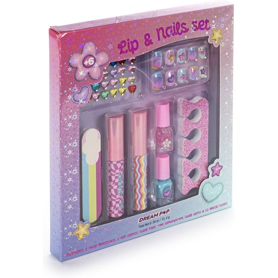 Παιδικό Σετ Περιποίησης Νυχιών και Χειλιών Dream Pop image 1
