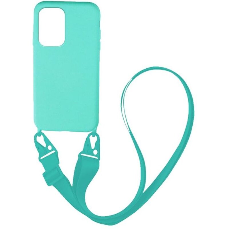 Θήκη Samsung Galaxy A23 5G - Sonique Carryhang Liquid Silicone Strap - Γαλάζιο