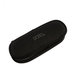 Κασετίνα Οβάλ Polo Box Διπλή Μαύρο
