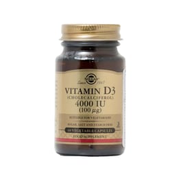 Solgar Vitamin D3 4000IU (100μg) - 60 κάψουλες