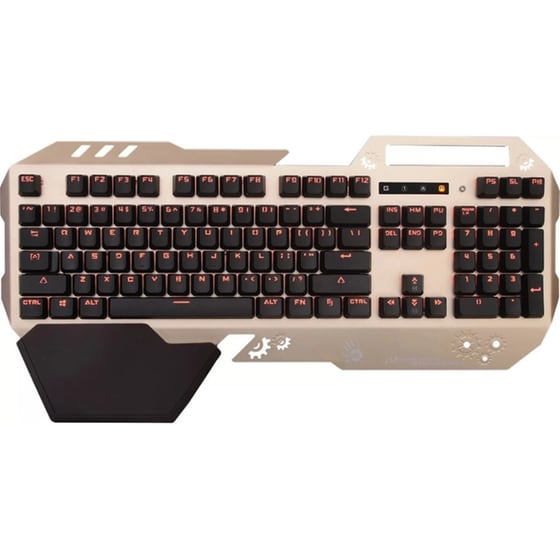 A4Tech Bloody B860 Gaming Μηχανικό Ενσύρματο Πληκτρολόγιο με LK Blue διακόπτες και Φωτιζόμενα πλήκτρα (GR) image 0