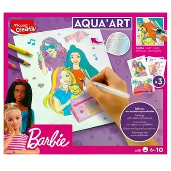 Σετ Ζωγραφικής Maped Creative Aqua Art Barbie image 0
