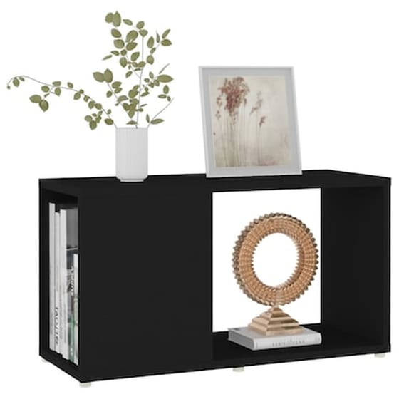 Vidaxl Έπιπλο Τηλεόρασης Μαύρο 60 X 24 X 32 Εκ. Από Μοριοσανίδα image 4